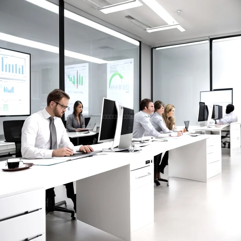 Team collaborating on software