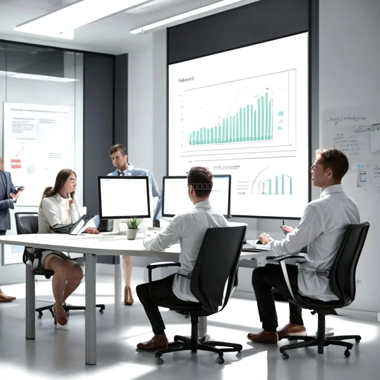 Team reviewing sprint tasks